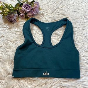 ALO Yoga Teal Sports Bra